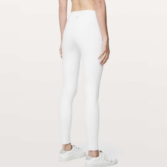 lululemon athletica Pants - Lululemon Wunder Under 28" White Legging